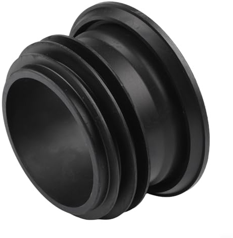 Flangia per WC in gomma per tubo di scarico da 100-110 mm, anello di tenuta per prevenire le perdite, connettore a pavimento per scodelle WC, facile installazione, blu/nero (C)