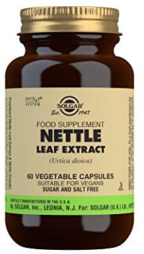 Solgar Nettle Leaf Extract Vegetable Capsules - Pack of 60 - Rich in Antioxidants - Vegan and Kosher