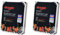 2 X Bar-Be-Quick-Schnell Grill-Packs Jede Packung Feeds zu 4 Personen-Welt beste Marke führenden Einweg-Grill
