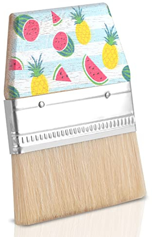 WANGDEFA Sand Beach Cleaning Brush Body Skin Feet Sand Remover for Beach Volleyball Sandboxes Beach Events Water Activities Sand Occasion (Fruit)