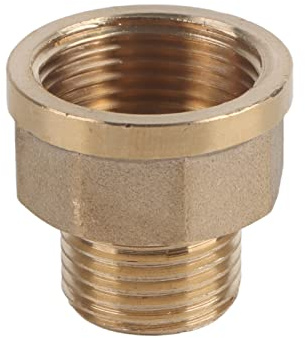 Reductor de 22 mm a 15 mm, 1 adaptador de manguera reductora de latón 1/2 BSPT rosca macho y 3/4 BSPT rosca hembra accesorio de repuesto
