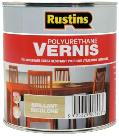 Rustins - barniz poliuretánico transparente para interiores 1 l - 14 m²