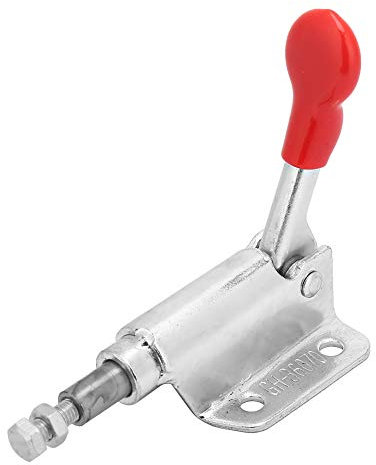 10mm Galvanized Iron Vertical Clamp 60Kg Capacity Manual Clamp for Inspection Tools, PushPull Quick Release Clamp