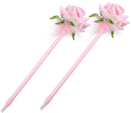 Gadpiparty 2stücke Blumenstifte Kugelschreiber Mit Feiner Spitze Aus Kunststoff Für Schreiben Und Zeichnen Praktisches Design Für Schüler Und Bürobedarf