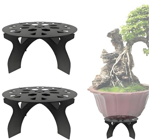 Metall-Pflanzenständer, Blumentopfhalter, Kunst-Topfhalter, Blumenhocker Blumentopfständer,100 kg Tragfähigkeit Flowerpot Basis für Innen-Balkon Outdoor Garten