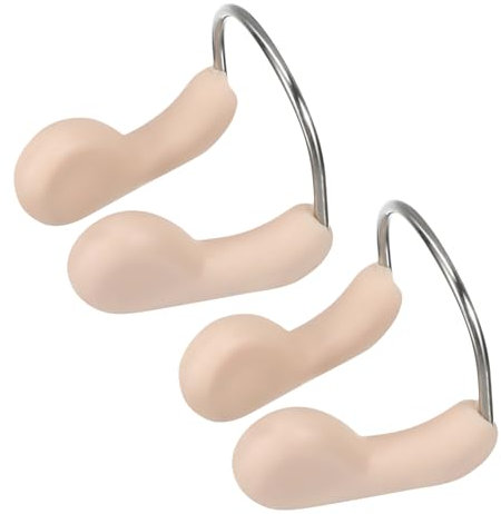 Abaodam Nasenklammer Schwimmen 2 Stück TPR Nasenschutz Clip Wasserfester Nasenclip Für Erwachsene Flexible Wiederverwendbare Schwimm Nasenklemme Für Unterwassertraining Und Schwimmbad