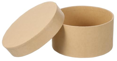 GALPADA Runde Kraftpapier Geschenkschachtel Kekse Süßigkeiten Kuchen Vielseitige Aufbewahrungsbox Aus Strapazierfähigem Material Für Festtage Geschenkverpackung