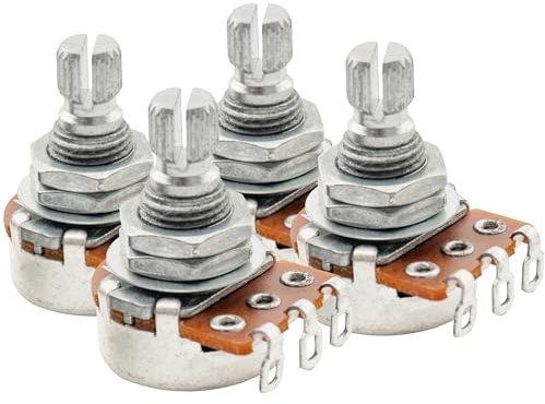 Alpha B250K Mini Poti Metrisch Short Split Shaft 6,5mm 4er Set
