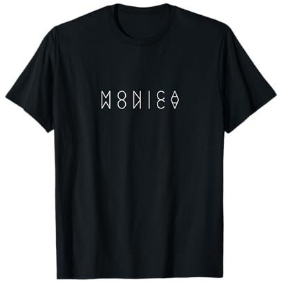 Monica Reflections - Arte personalizado con nombre en espejo Camiseta