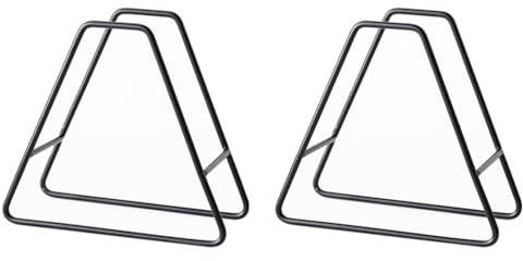 MAGICLULU 2 Stück Dreieck Untersetzerhalter Teiliges Stabiler Halter für Runde und Eckige Glasuntersetzer Platzsparend Multifunktional für Küche Restaurant