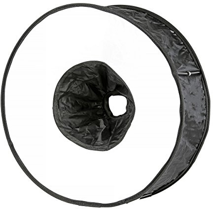 Faltbarer Ringblitz-Diffusor für Aufsteckblitz/Speedlite (43cm Ø)