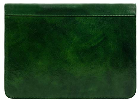 Time Resistance Leder Schreibmappe A4 - Konferenzmappe für Herren - Organizer Mappe - Stylische Aktenmappe