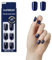 KISS imPRESS Color Gel Nail Kit, Never Too Navy, with PureFit Technology, Polish-Free Colour Mani, Includes Prep Pad, Mini File, Cuticle Stick, and 30 Fake Nails