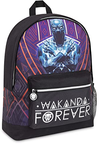 Marvel Backpack Kids School Bags for Boys Avengers Spiderman (Black)