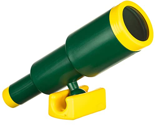 Green and Yellow Plastic Outdoor Gym Playground Pirate Ship Telescope, Treehouse Toy Accessories Binocular for Kids