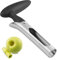 Apple Corer, Apple Corer Remover with ABS Handle and Serrated Stainless Steel Blade, Easy-to-Use Apple Core Remover for Pears, Bell Peppers, Fujis, and Crispy Fruits - Black