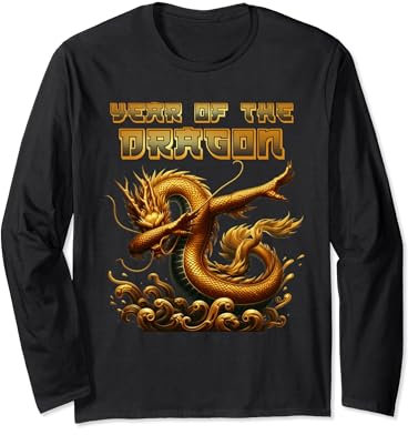 Nouvel An Lunaire Nouvel An Chinois 2024 Année Du Dragon Manche Longue