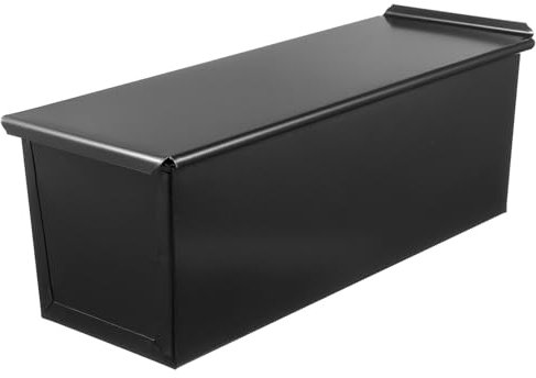 BESPORTBLE 5agujeros Molde Para Caja De Tostadas Con Tapa Molde Para Hornear Pan Antiadherente Para Pan Casero Panadería Casa Utensilios Para Hornear Con Tapa