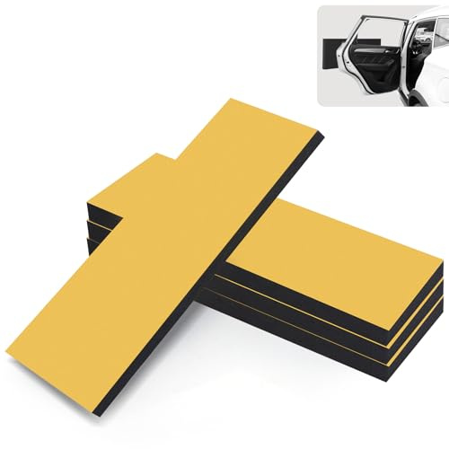 AiQInu Protection Portiere Voiture 30cm x 10cm x 2cm, 4 Pièces Autoadhésive Mousse Protection Garage Antichoc pour Garages, Parkings Intérieurs