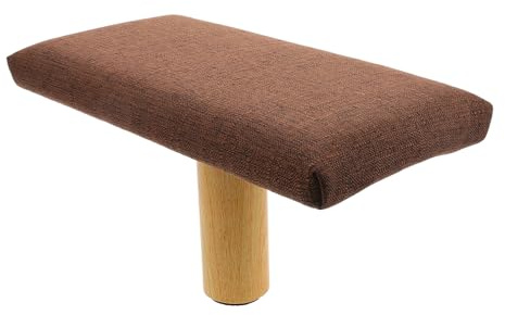 HOLIDYOYO Banco Ergonómico Pequeño para Arrodillarse en Meditación Taburete de Madera Maciza Color Café Asiento Portátil para Yoga y Oración Adecuado para Personas Menores de 150 CM