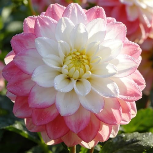 Dalia gigante de doble pétalo/Paisajismo de jardín/Decoración de dalia perenne resistente-10 PCS-C