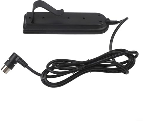 Trayneel Ersatz-Fernbedienung für elektrische Sofas, 5-polig, 2, 4, 6 Tasten, Liegestühle und elektrische Liegestühle, schwarz, 1,5 m, 2 m Kabel (2-Tasten-Ellenbogen)