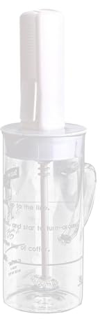 HuadaXtai Mini Frullatore Elettrico con Tazza, Frusta Rimovibile Impermeabile, Ideale per Preparare Bevande E Montare Il Latte in Ufficio.