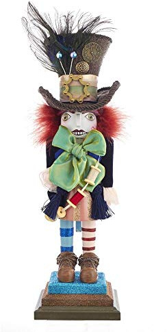 Kurt S. Adler, Inc. HA0381 Kurt Adler 18 Hollywood Mad Hatter Nutcracker, Multicolor, Standard