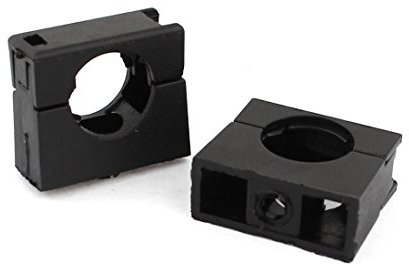Aexit 2Pcs schwarz festmontierte Rohrclip-Halterungsklemme für AD15.8-Wellrohr (b3d2600718f5f0a13738dc51f192c8e0)
