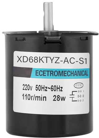 Wechselstrommotoren Permanentmagnet-Synchron-Getriebemotor CW/CCW 68KTYZ 220V für DIY-Generator(110U / min)
