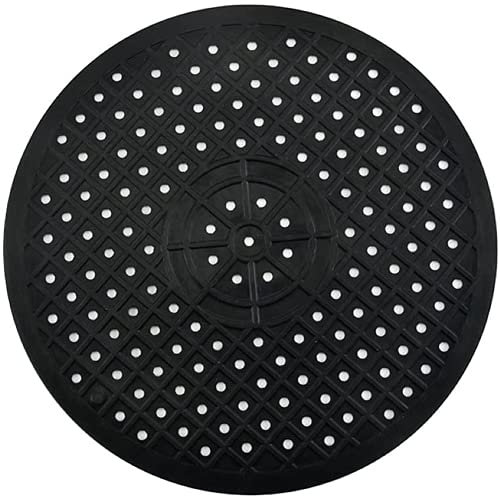 U-K Silicone Sink Mat Round Shape Hollow Kitchen Sink Drip Mat Quick Drain Mat for Pans Dishes Clever and Attractive