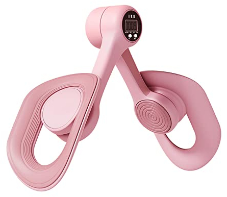 Baoblaze Po, Bein, Arm Toner Arme Beine Gesäß Krafttraining Kegel Exerciser Beckenbodenmuskeltrainer für Yoga Workout, Rosa mit Zähler