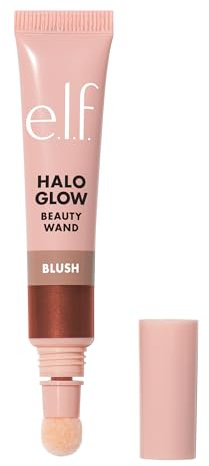 e.l.f. Halo Glow Blush Beauty Wand, Flüssiger Rouge Wand Für Strahlende, Rötliche Wangen, Mit Squalan Infundiert, Vegan & Tierversuchsfrei, You Go Cocoa, 10 ml