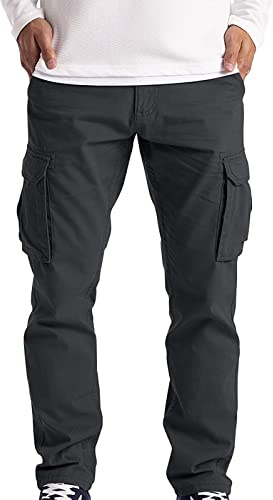 Azaz Pantalon Cargo Militaire Homme - Pantalon De Travail Tactique Multi Poches Combat Stretch Extensible Séchage Rapide Baggy Sweatpants Pas Cher