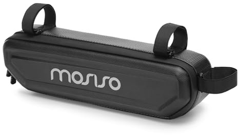 MOSISO Bike Frame Bag, Waterproof Hard Shell EVA Bike Triangle Frame Case, 6L Bicycle Under Tube Storage Tool Bag Cycling Accessories Pouch for Women Men Road Mountain Cycling, Black