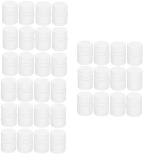 Gatuida 36stücke Hdpe Flaschen Wiederbefüllbare Arzneimittelbehälter Mit Schraubverschluss Auslaufsichere Organizer Für Reisen Camping Und Zuhause