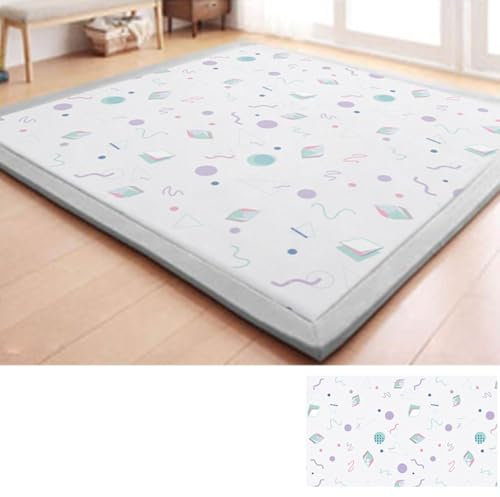 TYYUETY sanfte Matte für Kleinkinder Zimmer Teppich kinderzimmer kinderteppich Matte krabbelmatte krabbeldecke für spielmatte Tatami Matte Carpet bodenmatte spielteppich Junge mädchen sanfte Matte