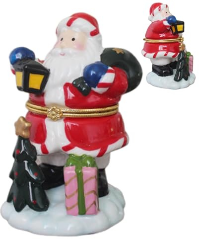 Générique Statue de Table de Noël, Figurines du Père Noël | Figurine de Noël Statue de Noël,Décoration Père Noël, Coffrets de Noël, Figurines de Noël pour Bijoux, Clés, Petits Objets, Amis, Famille