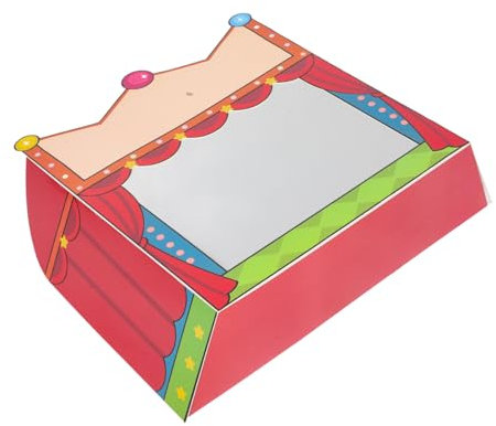 KOMBIUDA Schattenpuppentheater DIY Puppentheater Schattenpuppenset Puppenbühne Fürs Klassenzimmer Lernspielzeug Handarbeit Schattenpuppenzubehör Traditionelles Spielzeug