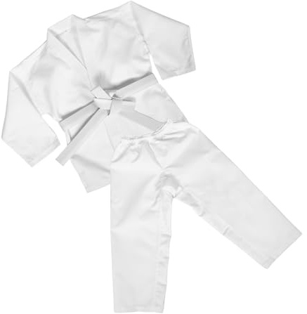 VALICLUD 1set Karate Suit for Boy Girl and Adults Heavy-duty Martial Arts Uniform with Belt for Karate and Taekwondo Training Design for Competitions and Everyday Use
