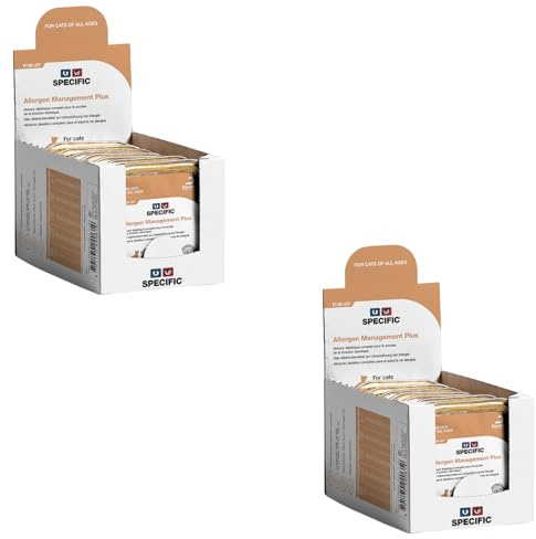 Specific FOW-HY Allergen Management Plus | Confezione Doppia | 2 x 7 x 100 g | Alimento dietetico completo per gatti | Supporto in caso di allergie | Per disturbi da malassorbimento intestinale