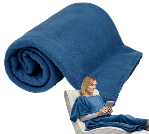 YNPQTDS Manta de Viaje | Manta Grande para Avión con Bolsa De Transporte,Ropa De Cama Reutilizable, Lavable A Máquina para Dormitorio, Sofá, Acampada, Playa, Picnic