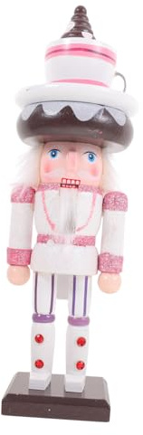 LOLIPPYY Décoration Casse Noisette Rose Pâtisserie Figurine Soldat pour Maison Bureau Ornement