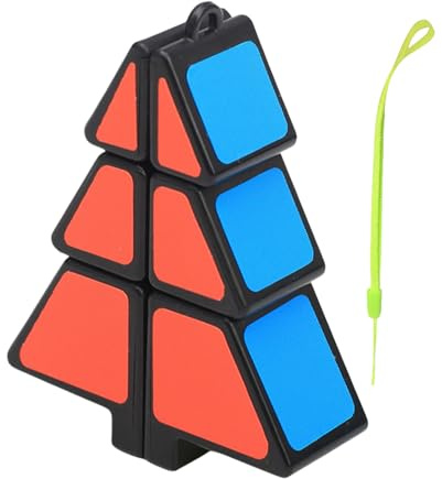 Tree Puzzle Cube - Fidget Cubes, Christmas Tree Shape Puzzle, 1X2X3 Christmas Cube, Brain Teaser Keychain Toy, | pedagogiska miniträdpusselprydnad för barn, vuxna och fest