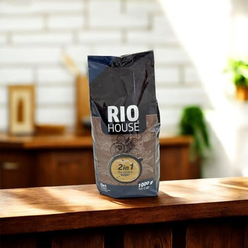 Café Soluble 2-en-1 Premium – Format Éco 1 kg | Mélange Café & Crémier Végétal | Idéal Distributeurs, Bureau et Camping | Préparation Instantanée (Env. 80 Tasses)