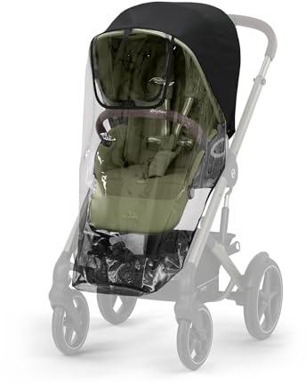 Cybex Talos S Lux regnskydd, barnvagn – Originaltillbehör, Transparent, Enkel Montering