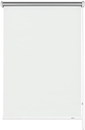 Gardinia Seitenzug-Rollo mit Thermo-Rückseite, Decken-, Wand- oder Nischenmontage, Höchste Lichtreflektion, Energiesparend, Alle Montage-Teile inklusive, Weiß, 162 x 180 cm (BxH), 6441162180