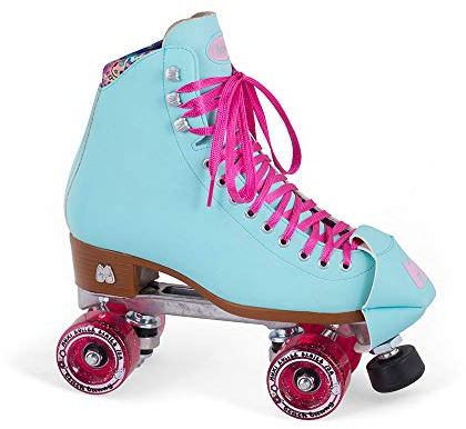 Moxi Skates - Strandhäschen - Modische Damen Rollschuhe | Blauer Himmel | Größe 6