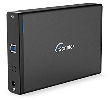 Sonnics 2 TB Disco Duro Externo de sobremesa USB 3.0 de Alta Velocidad para Smart TV Samsung y LG