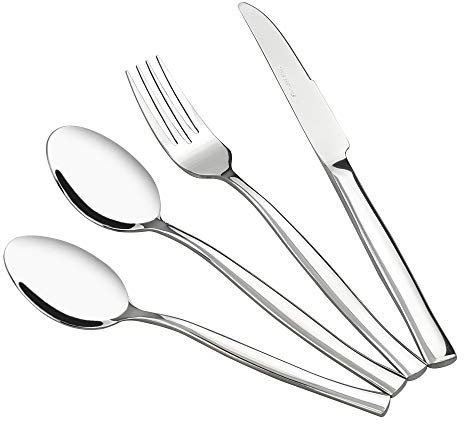 Vareone Tafelbesteck Edelstahlbesteck Essbesteck Besteck set Edelstahl, 48 Teile für 12 Personen